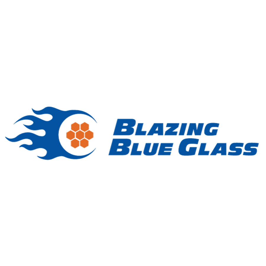 Blazing Blue Glass