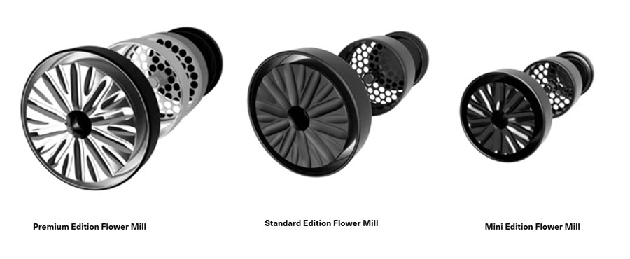 Flower Mill Grinder Styles